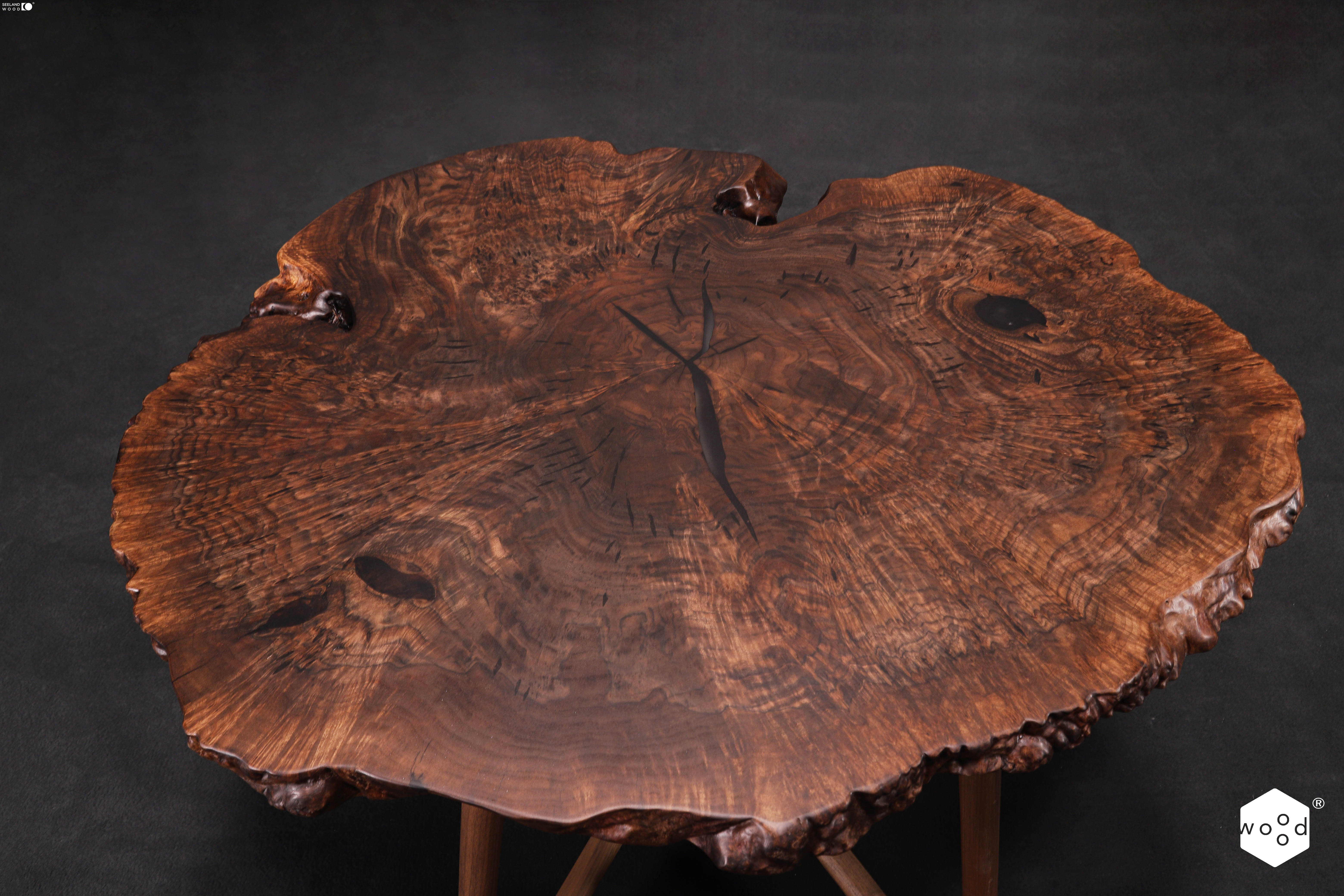 Natural Slab Butterfly Cut Coffee Live Edge Table Top
